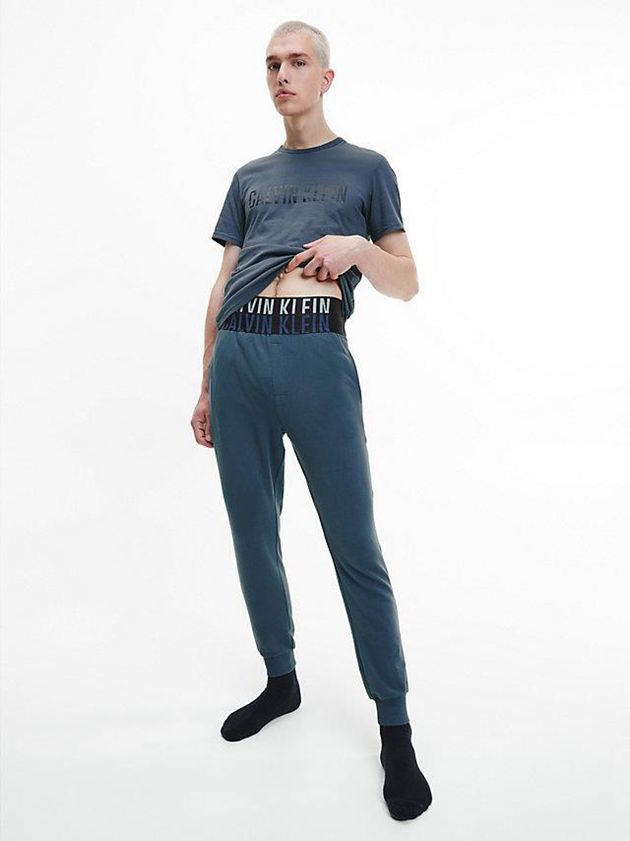 Blue Calvin Klein Lounge - Intense Power Men Joggers | AIWB-75201