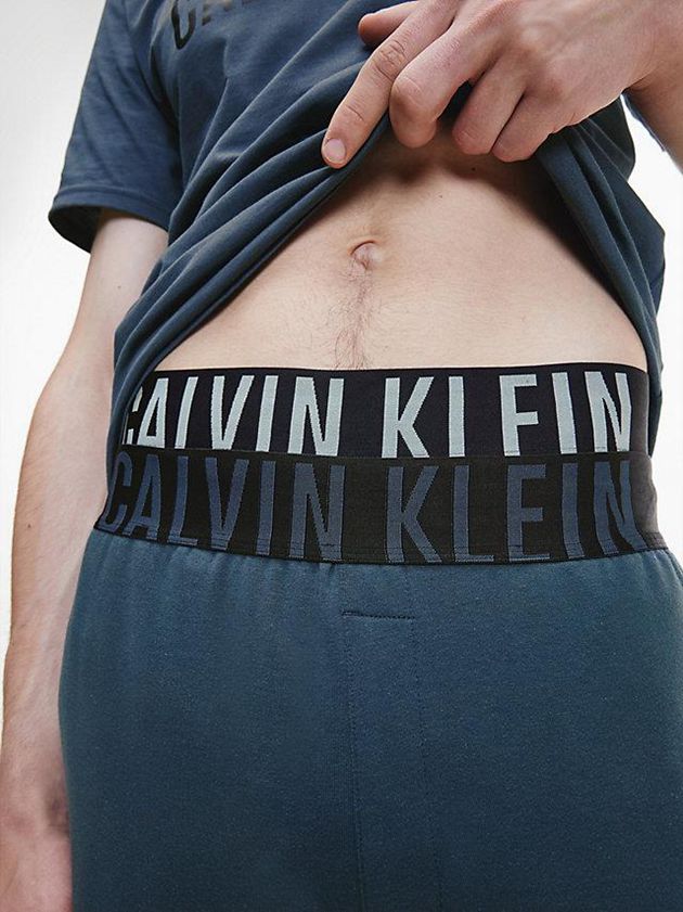 Blue Calvin Klein Lounge - Intense Power Men Joggers | AIWB-75201