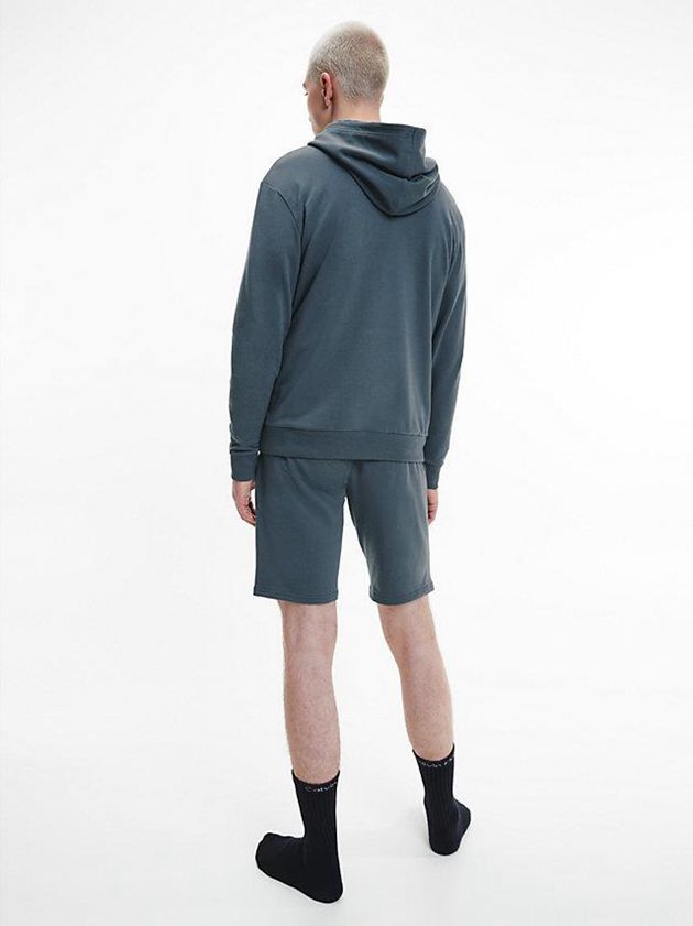 Blue Calvin Klein Lounge - Intense Power Men Hoodie | XAOR-59236