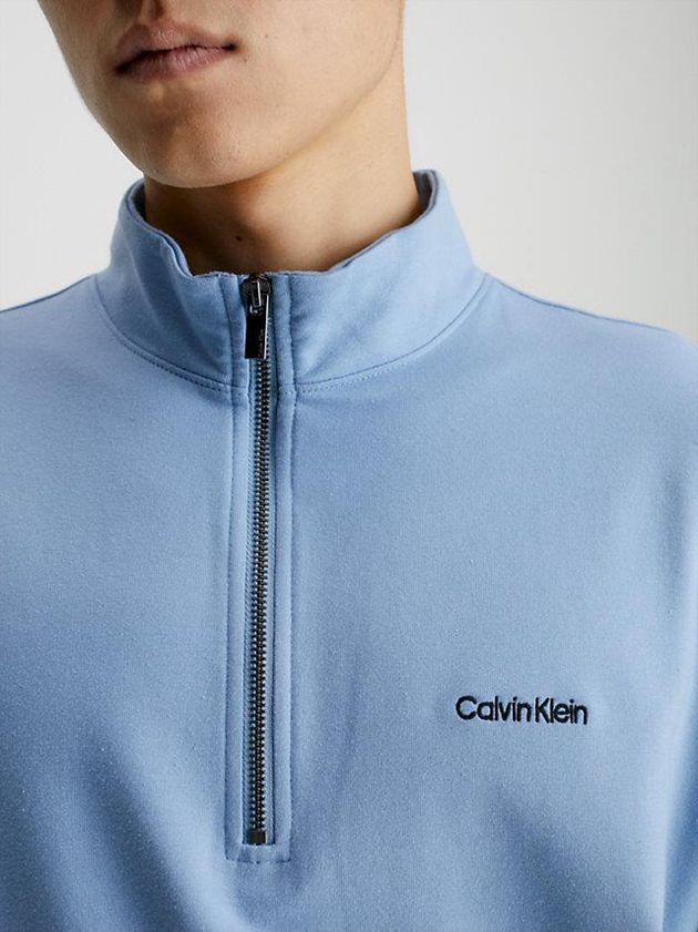 Blue Calvin Klein Lounge - Modern Cotton Men Sweatshirt | WOQL-65248