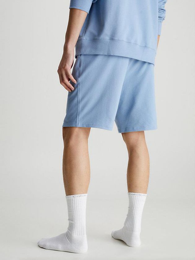 Blue Calvin Klein Lounge - Modern Cotton Men Shorts | OVYS-62937