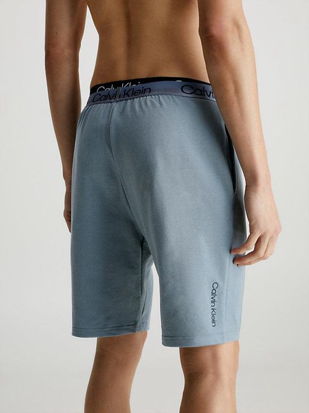Blue Calvin Klein Lounge - Modern Structure Men Shorts | YLFU-47281