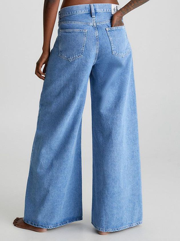 Blue Calvin Klein Low Rise Loose Women Jeans | ONVM-87012