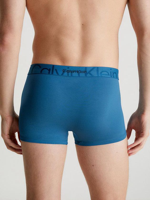 Blue Calvin Klein Low Rise - Embossed Icon Men Briefs | EWLK-27819