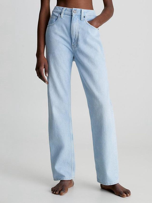 Blue Calvin Klein Mid Rise Boyfriend Women Jeans | TGLE-70845