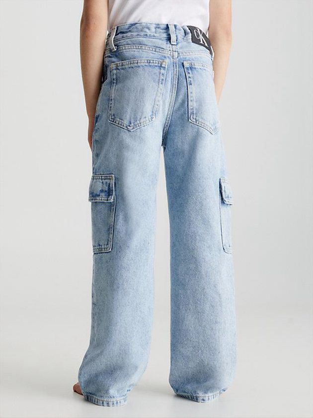 Blue Calvin Klein Mid Rise Skater Boys's Jeans | RUZD-64059
