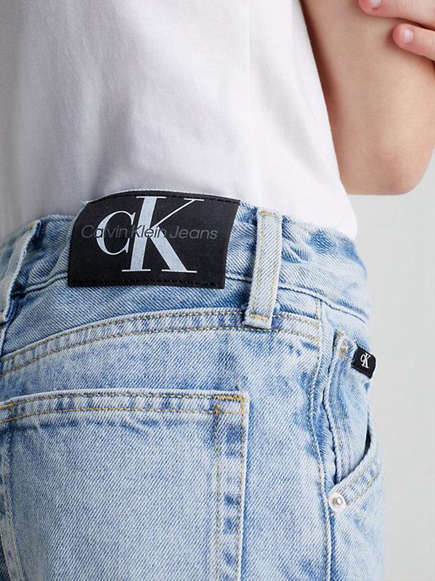 Blue Calvin Klein Mid Rise Skater Boys's Jeans | RUZD-64059