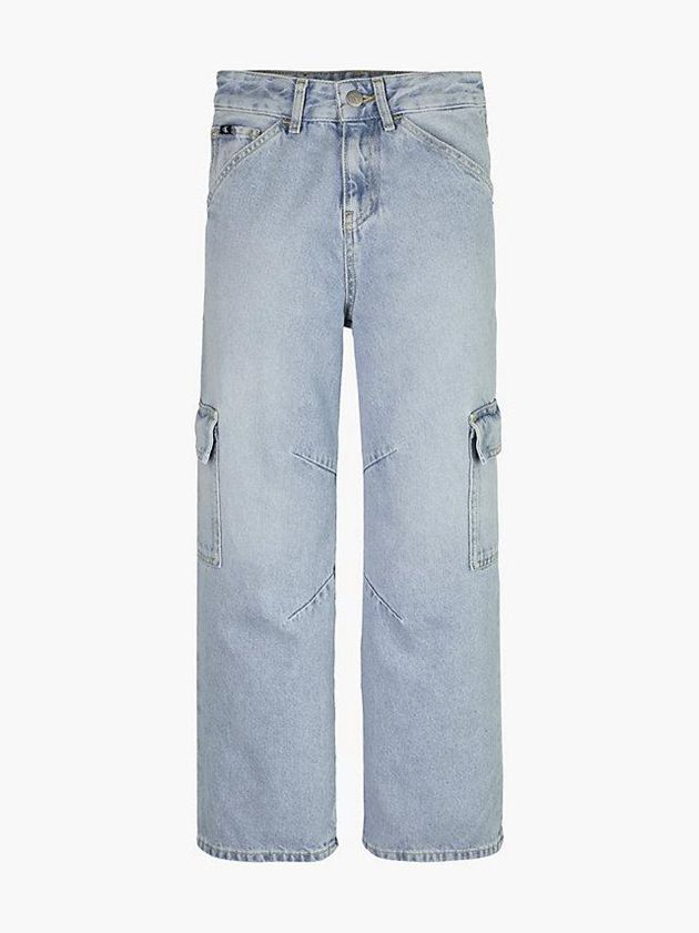 Blue Calvin Klein Mid Rise Skater Boys's Jeans | RUZD-64059