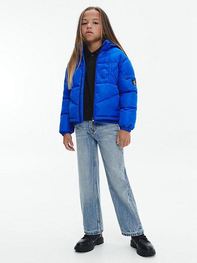 Blue Calvin Klein Mid Rise Skater Boys's Jeans | ZSIB-34265