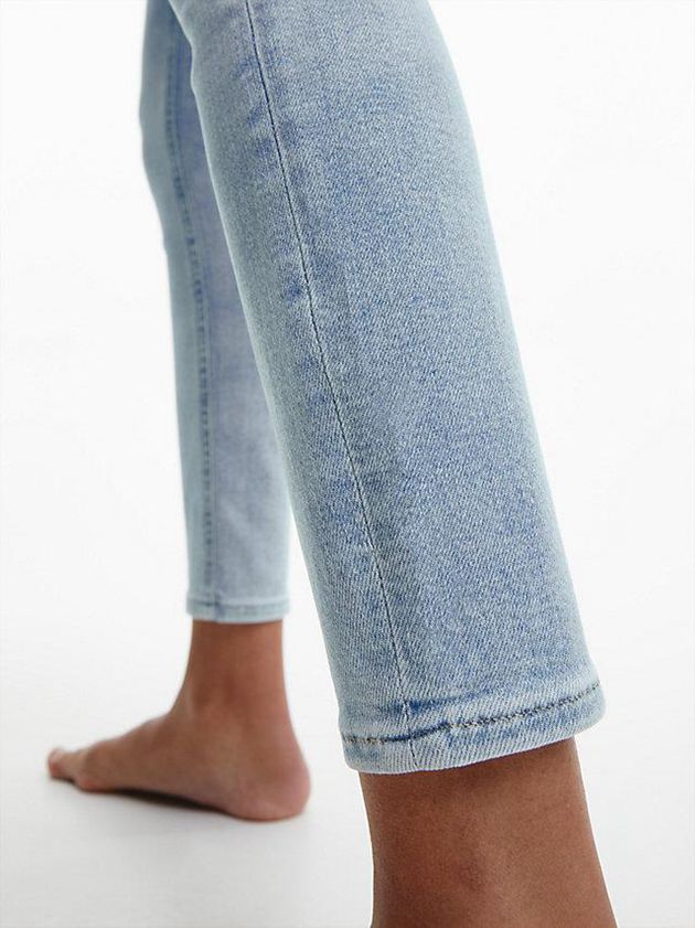 Blue Calvin Klein Mid Rise Skinny Women Jeans | OWZD-13749