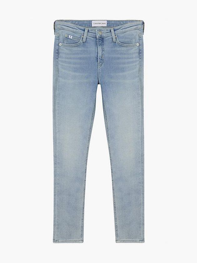 Blue Calvin Klein Mid Rise Skinny Women Jeans | OWZD-13749