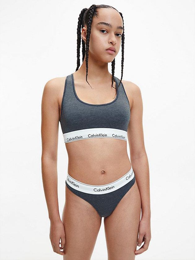 Blue Calvin Klein Modern Cotton Women Bra | PBEU-93761