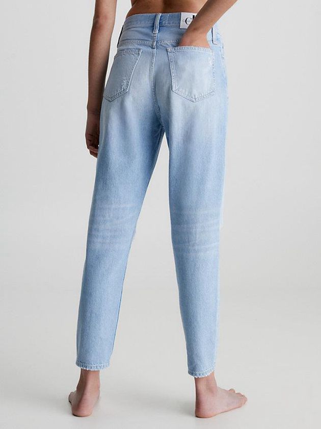 Blue Calvin Klein Mom Ankle Women Jeans | MZBL-94263