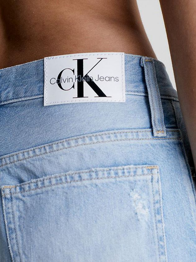 Blue Calvin Klein Mom Ankle Women Jeans | MZBL-94263