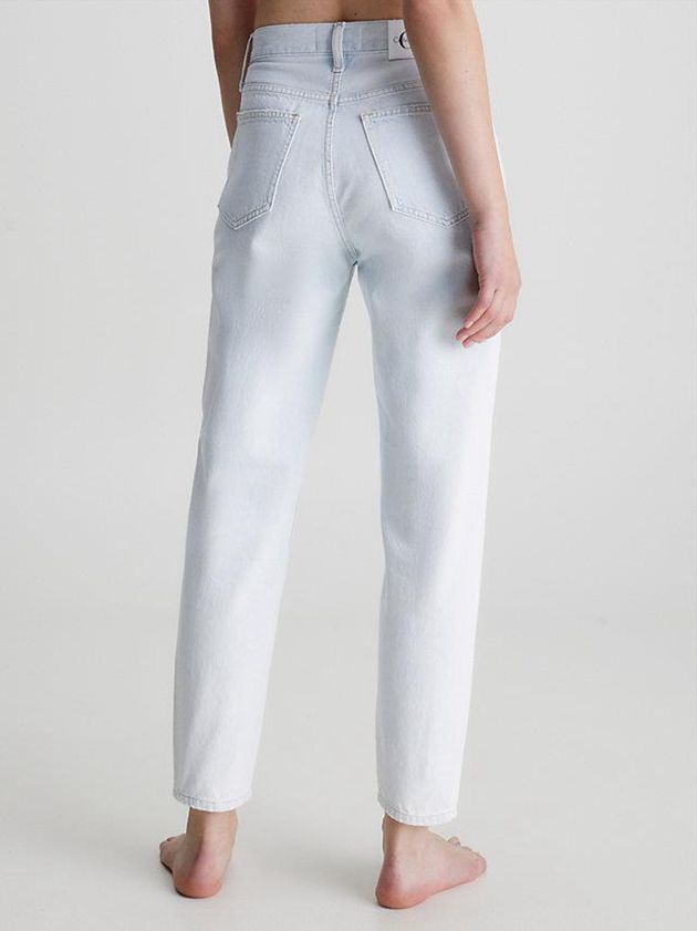 Blue Calvin Klein Mom Ankle Women Jeans | RANE-45167