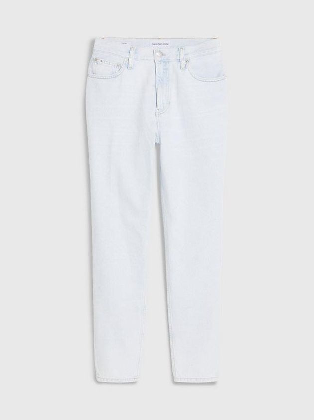 Blue Calvin Klein Mom Ankle Women Jeans | RANE-45167