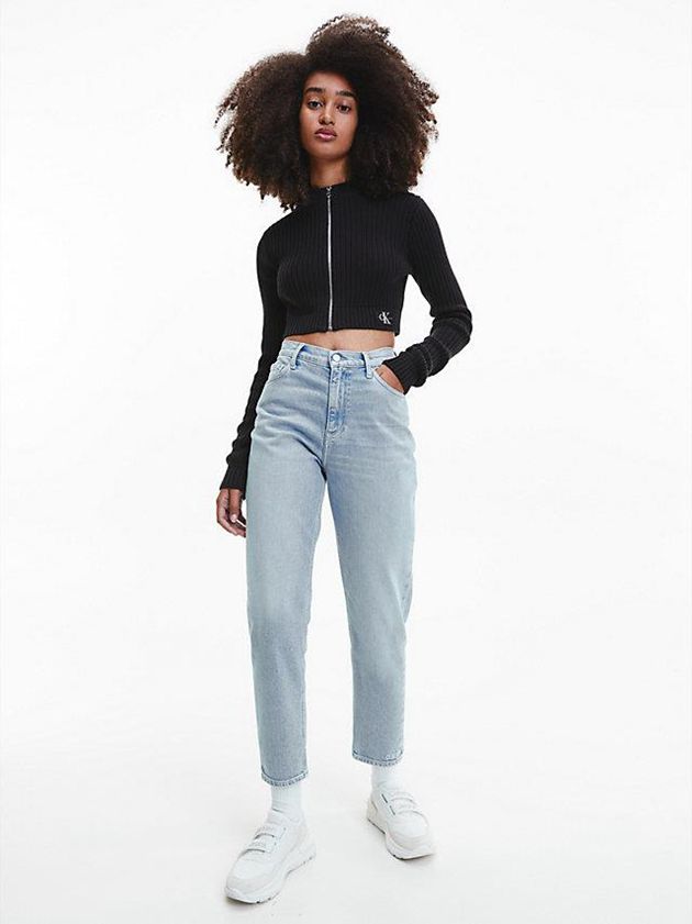Blue Calvin Klein Mom Women Jeans | BXRQ-74862