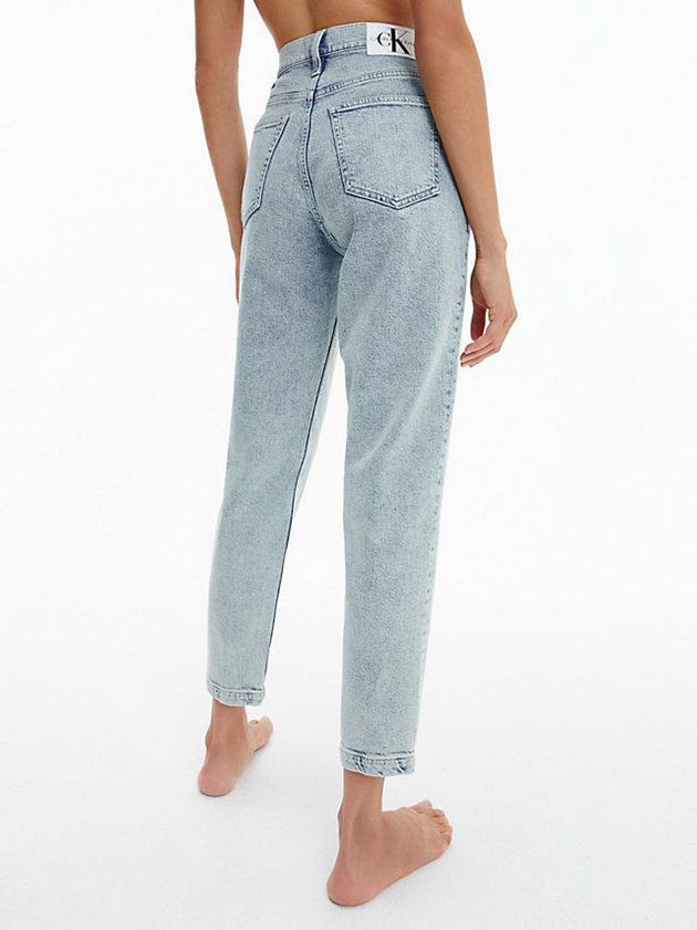 Blue Calvin Klein Mom Women Jeans | EUIM-70912