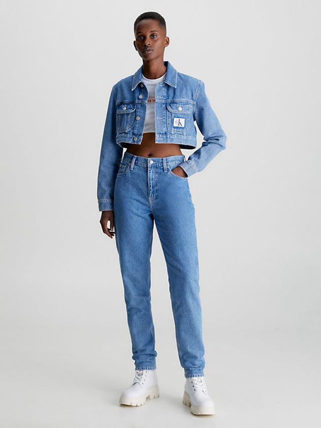 Blue Calvin Klein Mom Women Jeans | TWBJ-62709