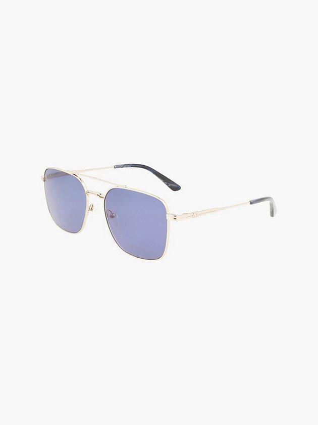 Blue Calvin Klein Navigator Men Sunglasses | IDSW-12350