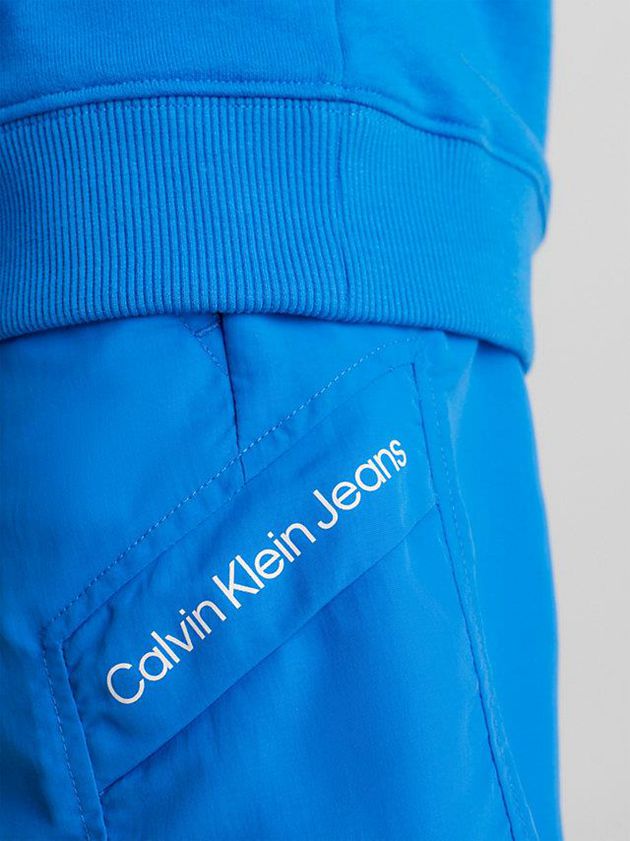 Blue Calvin Klein Nylon Boys's Shorts | YWBV-27913
