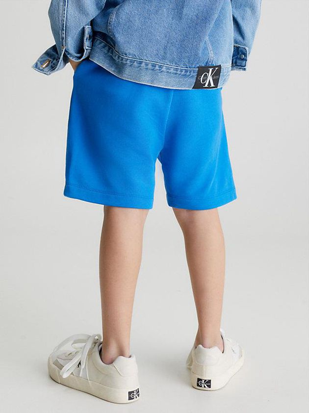 Blue Calvin Klein Organic Cotton Jogger Boys's Shorts | ZWVO-84902
