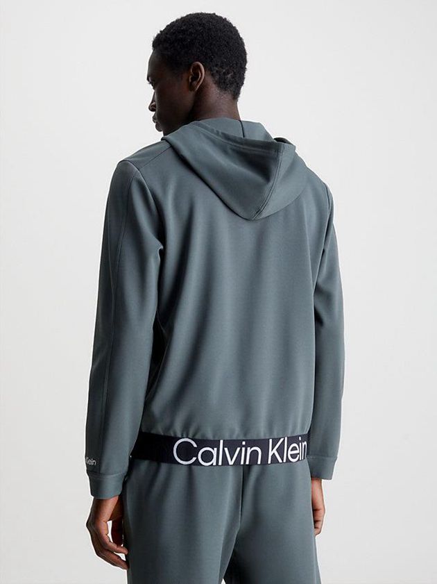 Blue Calvin Klein Pullover Men Hoodie | DWNR-80716