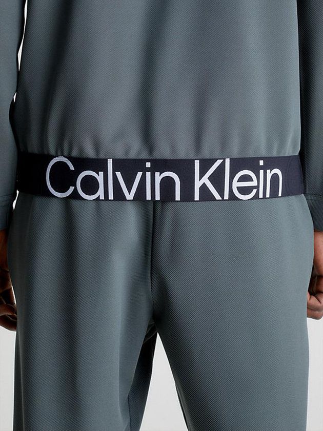 Blue Calvin Klein Pullover Men Hoodie | DWNR-80716