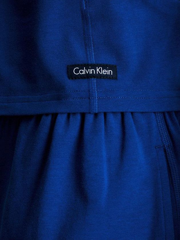 Blue Calvin Klein Pyjama - Cotton Stretch Men Top | FHAK-08293