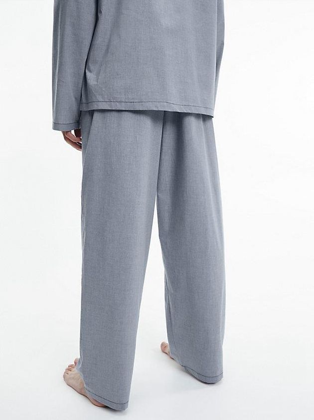 Blue Calvin Klein Pyjama - Pure Cotton Men Pants | YXFG-72504