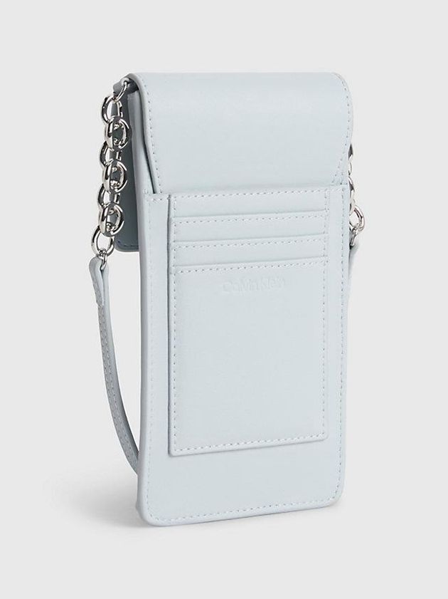 Blue Calvin Klein Recycled Crossbody Phone Women Bags | OICR-21567