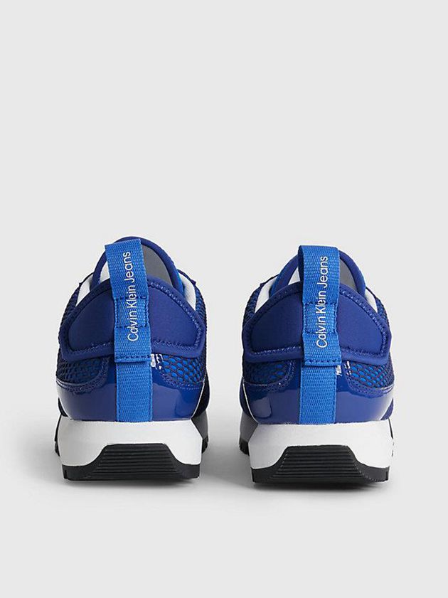 Blue Calvin Klein Recycled Mesh Men Sneakers | VXRF-96175