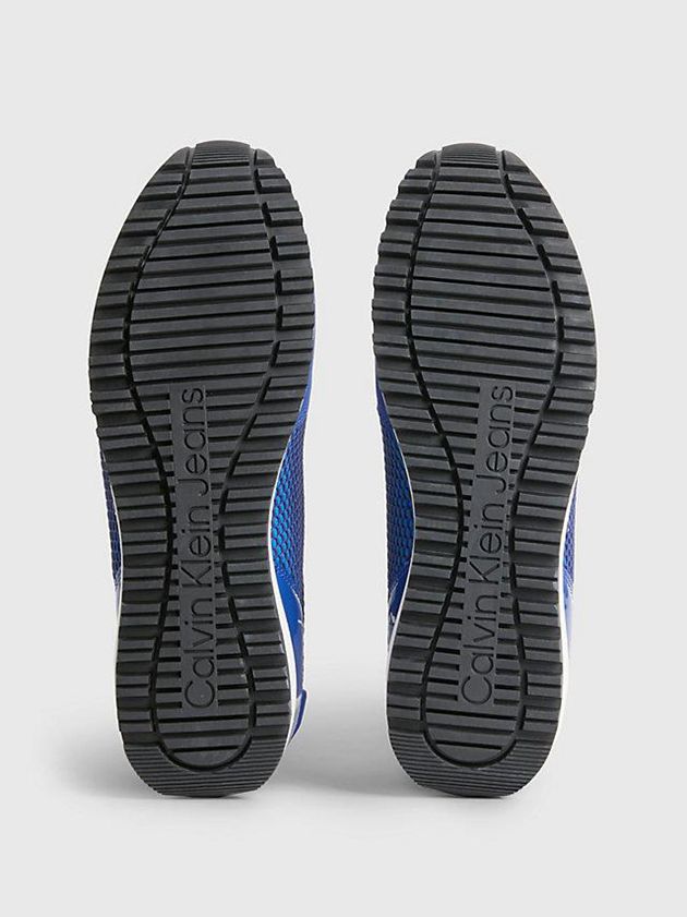 Blue Calvin Klein Recycled Mesh Men Sneakers | VXRF-96175
