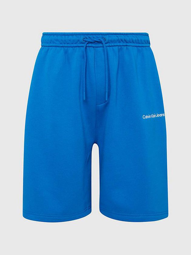 Blue Calvin Klein Relaxed Jogger Men Shorts | TAVR-80326