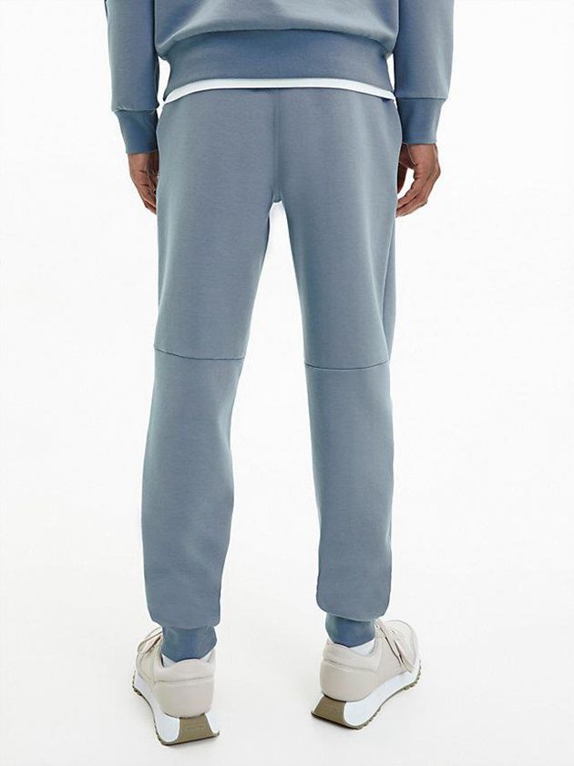 Blue Calvin Klein Relaxed Organic Cotton Men Joggers | JYUM-36875