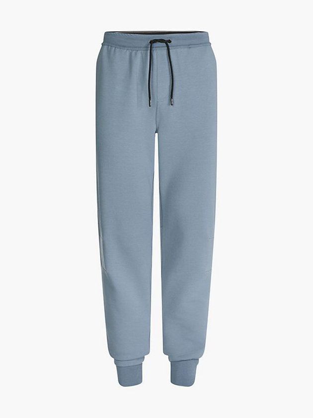 Blue Calvin Klein Relaxed Organic Cotton Men Joggers | JYUM-36875