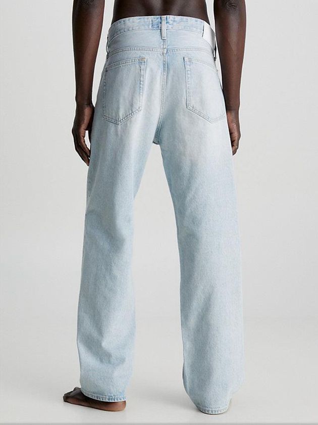 Blue Calvin Klein Relaxed Straight Men Jeans | VMYN-26145