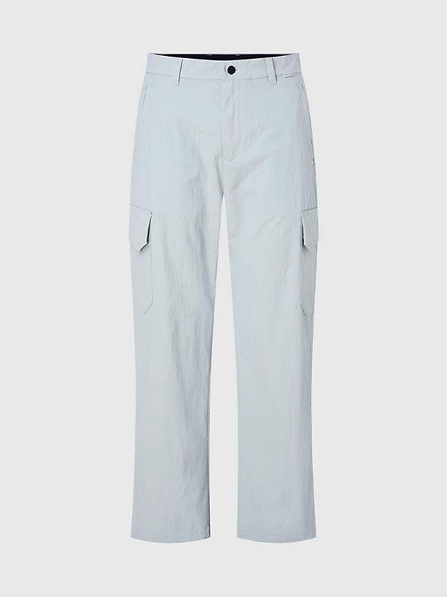 Blue Calvin Klein Relaxed Wide Leg Cargo Men Pants | BAKP-97562
