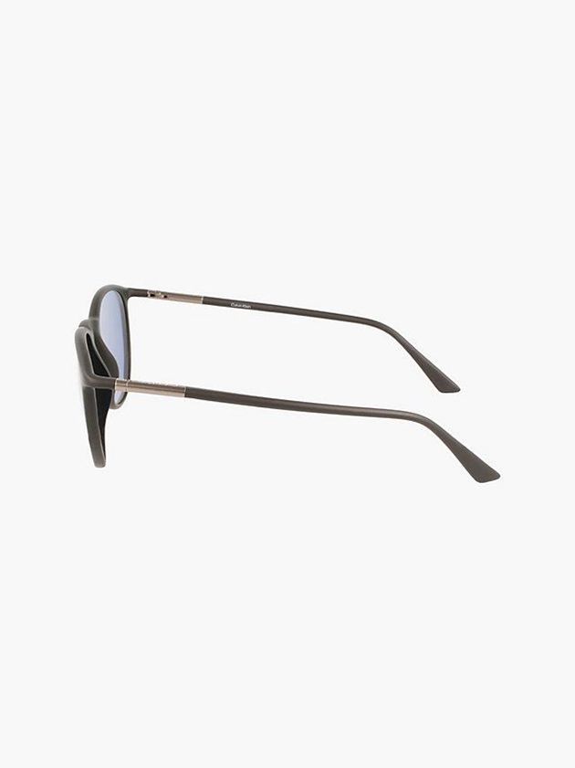 Blue Calvin Klein Round Men Sunglasses | UIAW-91354