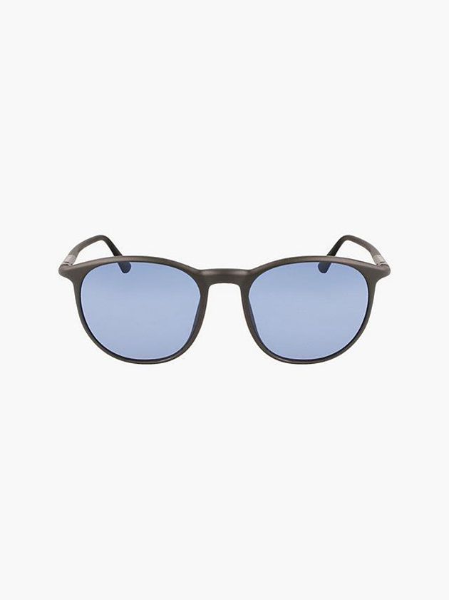 Blue Calvin Klein Round Men Sunglasses | UIAW-91354