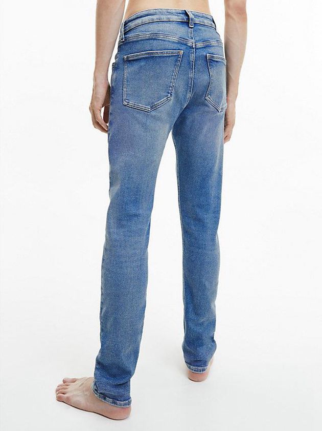 Blue Calvin Klein Skinny Men Jeans | IDYO-35067