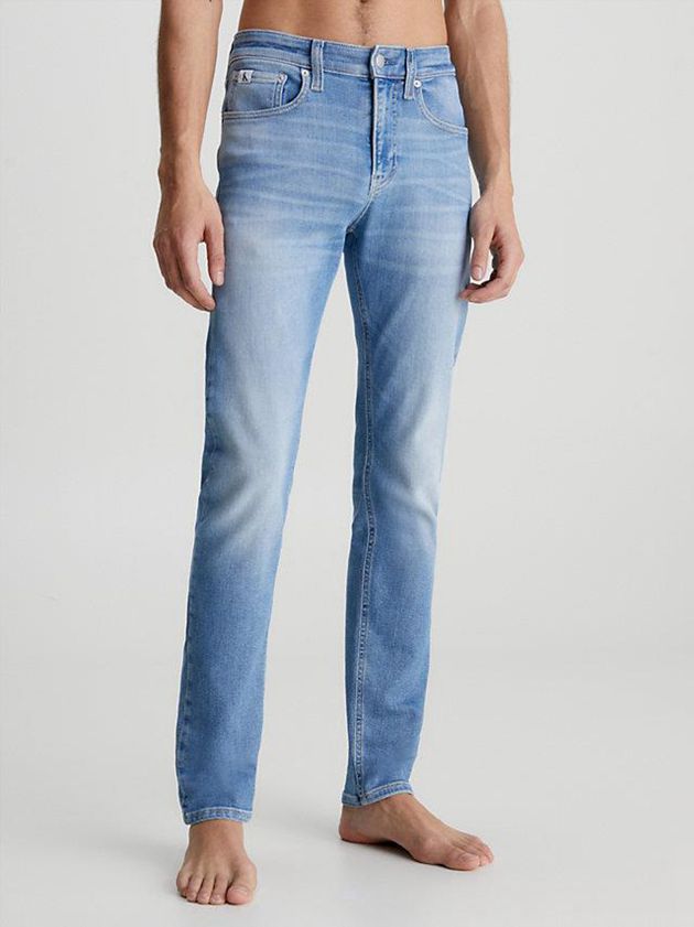 Blue Calvin Klein Skinny Men Jeans | UXQT-02648