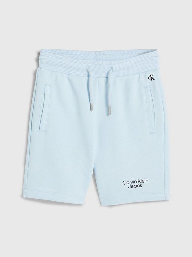 Blue Calvin Klein Slim Jogger Boys's Shorts | VQTC-16754