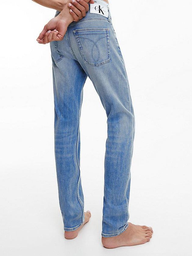 Blue Calvin Klein Slim Men Jeans | EIQY-93256