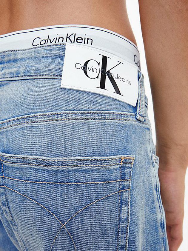 Blue Calvin Klein Slim Men Jeans | EIQY-93256