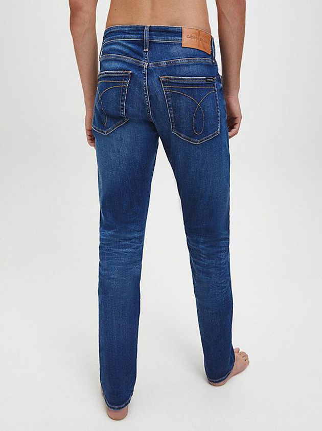 Blue Calvin Klein Slim Men Jeans | LXPG-64107