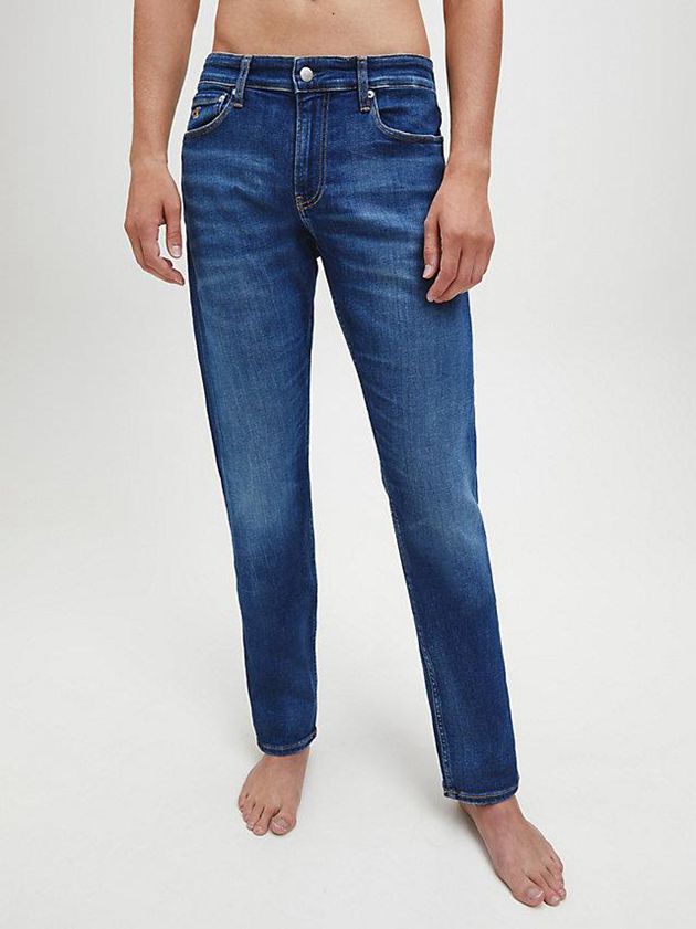 Blue Calvin Klein Slim Men Jeans | LXPG-64107
