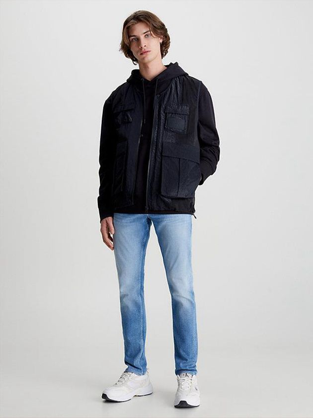 Blue Calvin Klein Slim Men Jeans | QFYT-75264