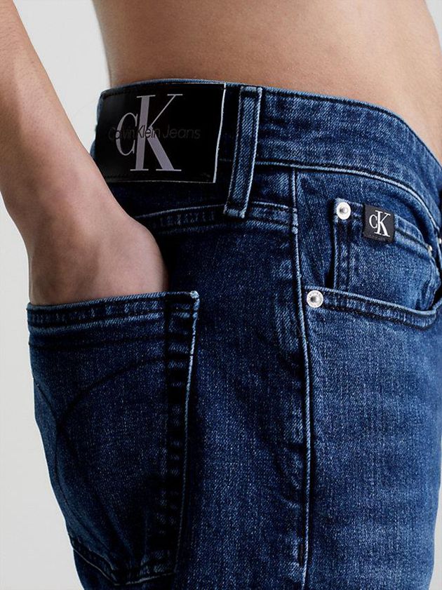 Blue Calvin Klein Slim Men Jeans | QLGW-34925