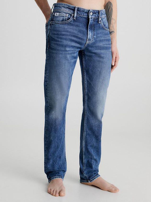 Blue Calvin Klein Slim Men Jeans | XSAE-42310